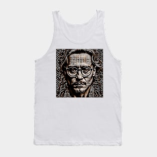 [AI Art] Johnny Depp, Optical Art Style Tank Top